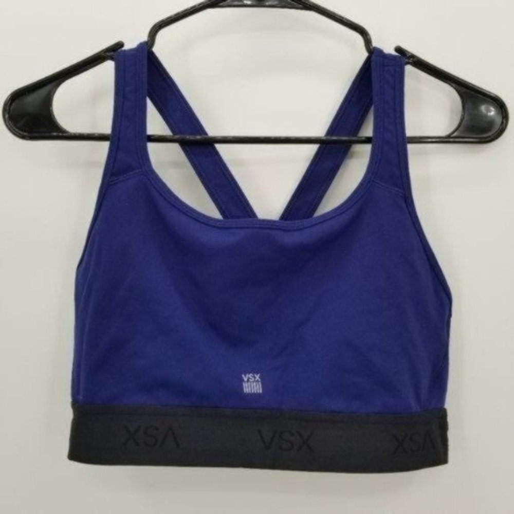Victoria Secret The Player Cross back Sports Bra L